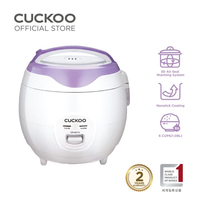 CUCKOO Mechanical Rice Cooker 1 L CR-0671V - Image 2